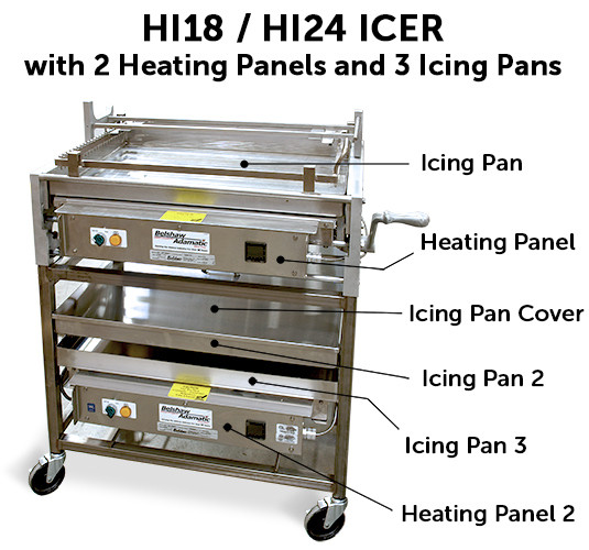 Belshaw HI18-24 icer heating panels and pans