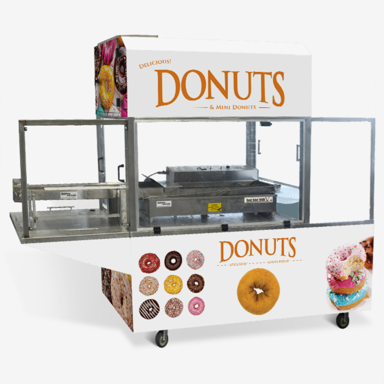 Professional Portable Commercial Mini Donut Maker Extruder Machine - Newin